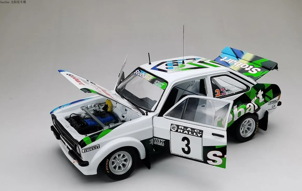SumStar 1:18 Ford Escort RS1800 Wilson/J.Millington-Winner- Roger Albert Clark Rally 2008 Limited Collector Edition Resin Model
SumStar 1:18 Ford Escort RS1800 Wilson/J.Millington-Winner- Roger Albert Clark Rally 2008 Limited Collector Edition Resin Model