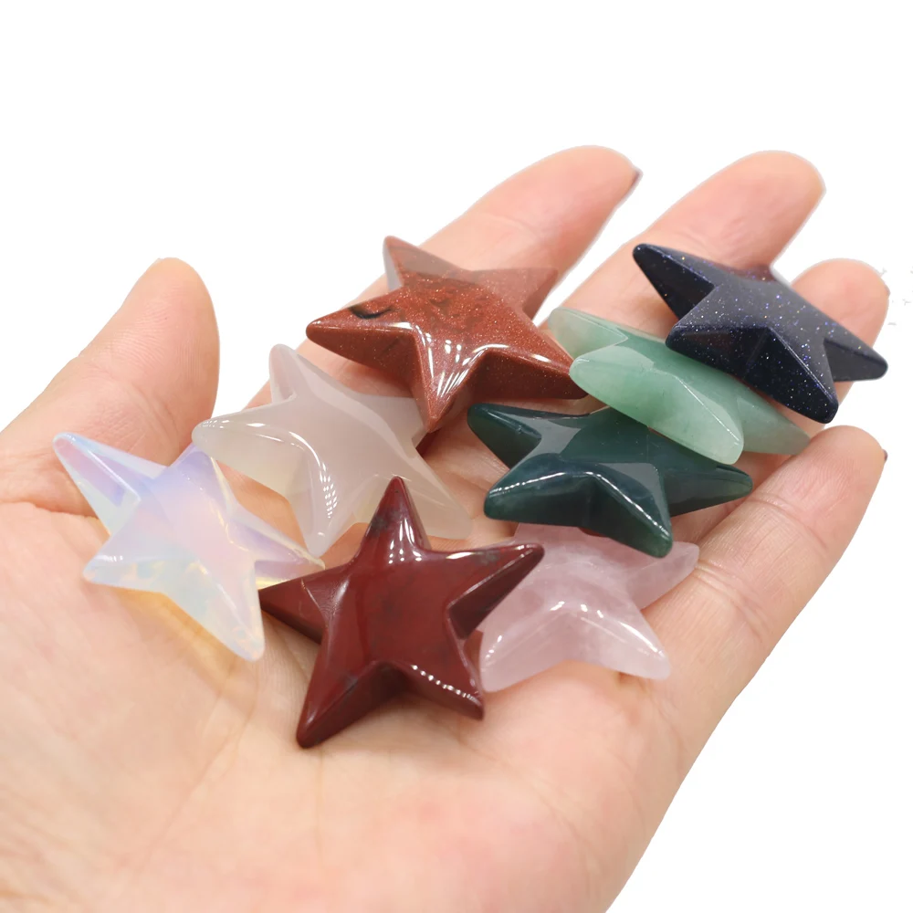 Natural Stone Pentagram Non-porous Pendant Bead Multi-stone Making DIY Necklace Bracelet Earring Anklet Jewelry Gift
Natural Stone Pentagram Non-porous Pendant Bead Multi-stone Making DIY Necklace Bracelet Earring Anklet Jewelry Gift