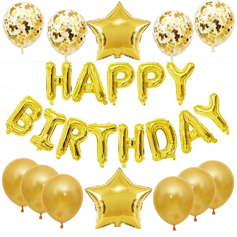 25Pcs Latex Balloons All for Birthday Party Decorations Letters Decoration Accessories Happy Birthday Balloons Decoration Boy
25Pcs Latex Balloons All for Birthday Party Decorations Letters Decoration Accessories Happy Birthday Balloons Decoration Boy