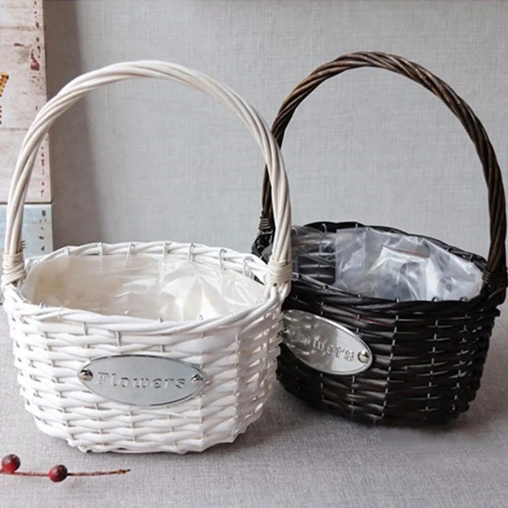 Handmade Picnic Basket Creative Tote Basket Flower Container Willow Weaving Picnic Basket Portable Outdoor Fruit Storage Holder
Handmade Picnic Basket Creative Tote Basket Flower Container Willow Weaving Picnic Basket Portable Outdoor Fruit Storage Holder