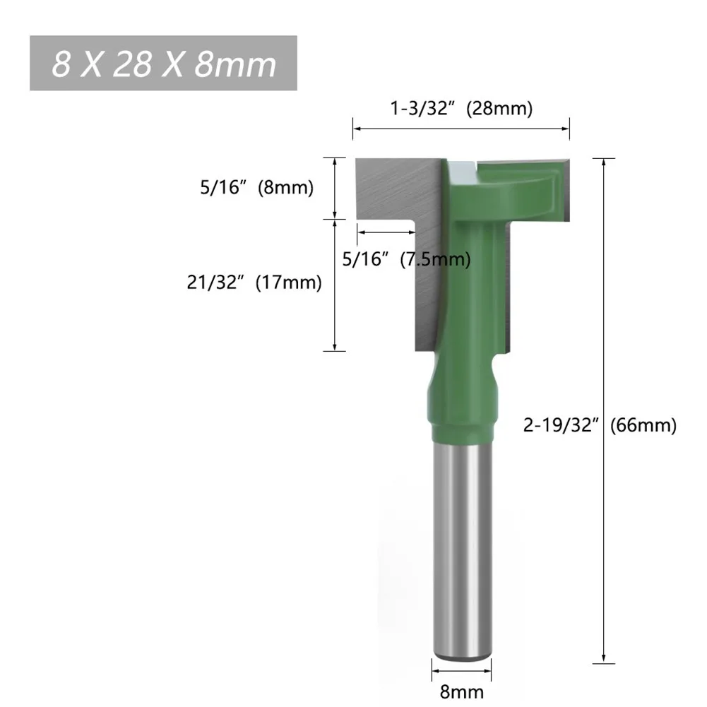 8mm Shank T-Slot Router Bit Straight Edge Slotting Milling Cutter Cleaning Bottom Engraving Surface Planing End Mill
8mm Shank T-Slot Router Bit Straight Edge Slotting Milling Cutter Cleaning Bottom Engraving Surface Planing End Mill
