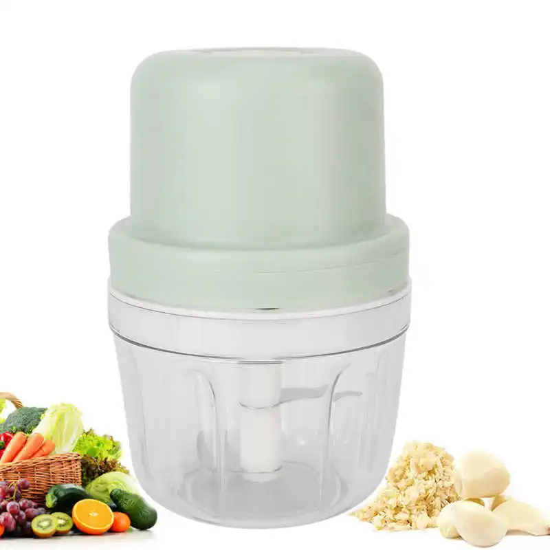 350ML Electric Garlic Chopper Rechargeable Meat Grinder Kitchen Cooking Machine USB Charging Light Green Kitchen Gadgets
350ML Electric Garlic Chopper Rechargeable Meat Grinder Kitchen Cooking Machine USB Charging Light Green Kitchen Gadgets