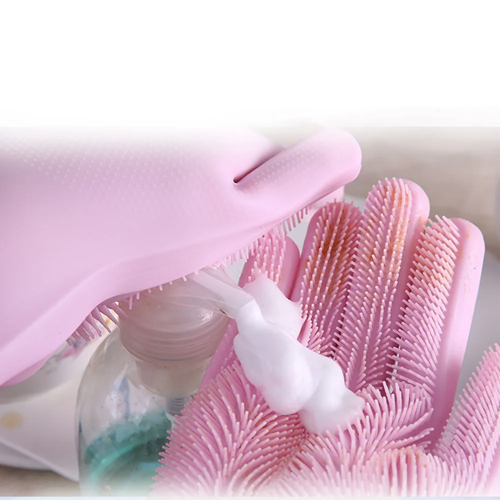 Silicone Gloves Dishwashing Brush Magic Gloves Housework Non-slip Heat-resistant Kitchen Multifunctional Cleaning Gloves
Silicone Gloves Dishwashing Brush Magic Gloves Housework Non-slip Heat-resistant Kitchen Multifunctional Cleaning Gloves