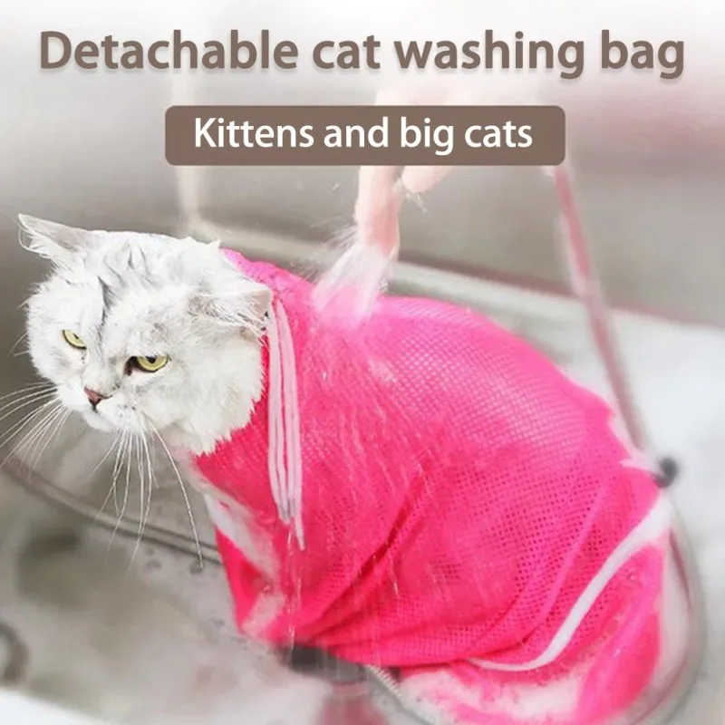 Cat Grooming Restraint Bag Cat Breathable Polyester Anti-Bite Anti-Scratch Bag Pet Supplies For Nail Trim,Bathing,Ear Cleaning L
Cat Grooming Restraint Bag Cat Breathable Polyester Anti-Bite Anti-Scratch Bag Pet Supplies For Nail Trim,Bathing,Ear Cleaning L