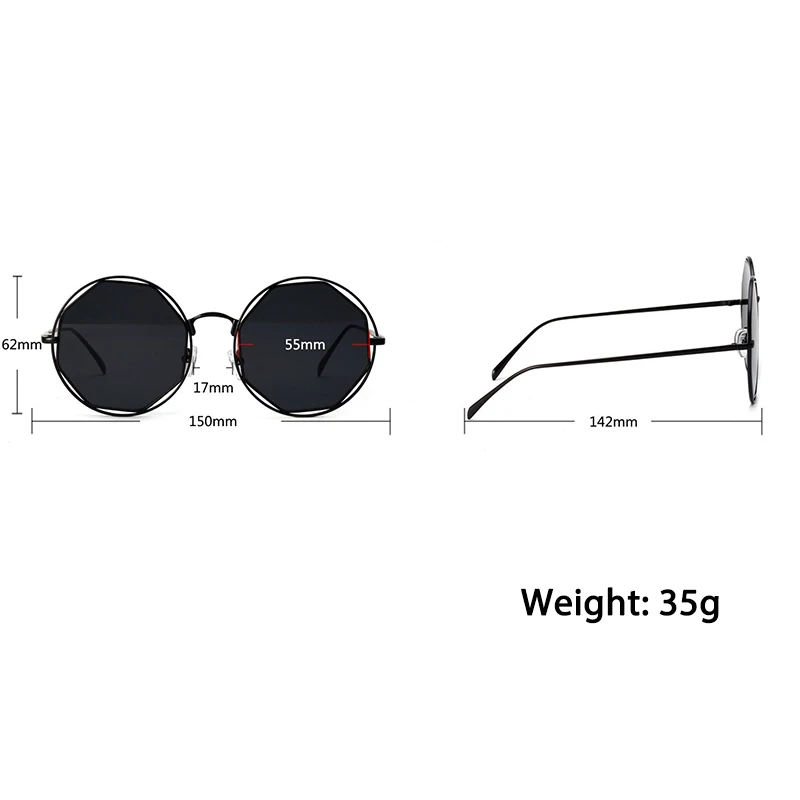 49922 Double Circle Round Reflective Colorful Women's Sunglasses Fashion Sunshade Uv400 Retro Glasses
49922 Double Circle Round Reflective Colorful Women's Sunglasses Fashion Sunshade Uv400 Retro Glasses