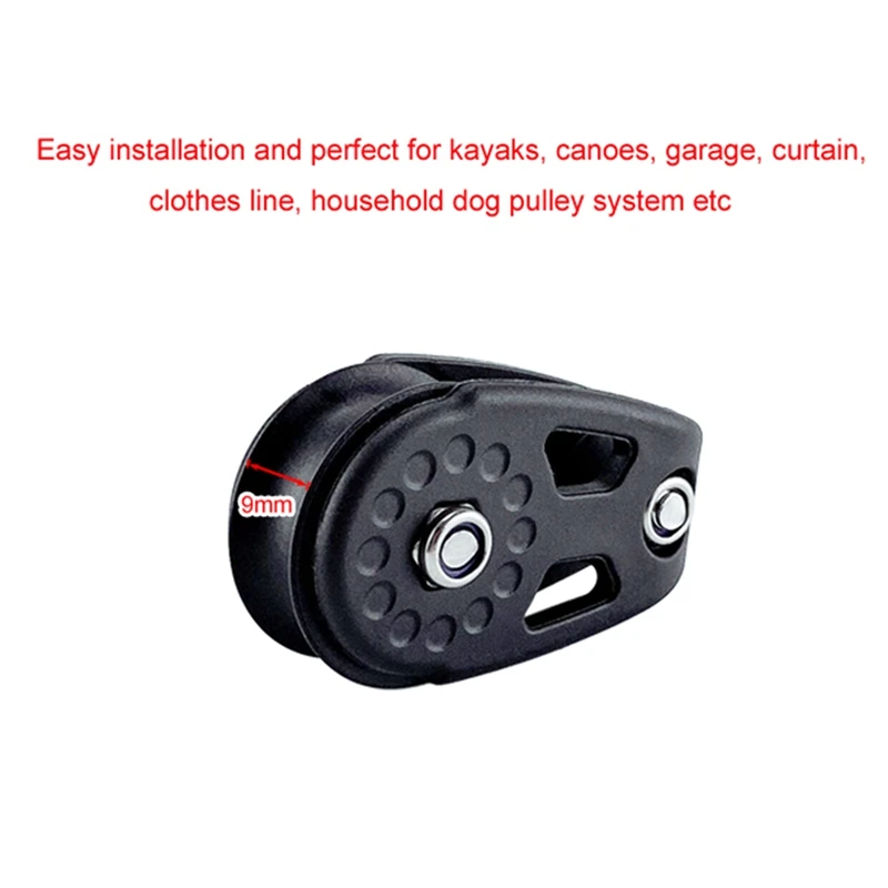 Nylon Kayak Boat Rope Pulley Block Marine Sheave Lifting Anchor Wheel Accessories Sailing Dinghy Water Sport Hardware
Nylon Kayak Boat Rope Pulley Block Marine Sheave Lifting Anchor Wheel Accessories Sailing Dinghy Water Sport Hardware