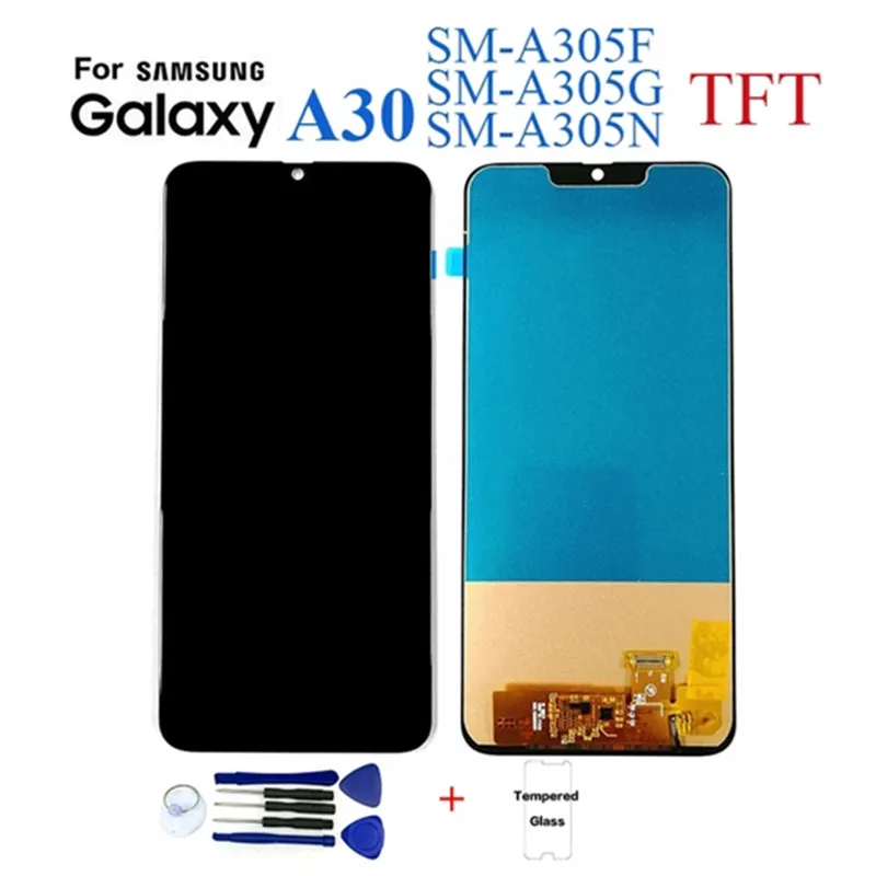 Для Samsung A30 A305 SM-A305F A305G дисплей ЖК-экран Замена для Samsung A30 A305 дигитайзер сборки сенсорной панели модуля
Для Samsung A30 A305 SM-A305F A305G дисплей ЖК-экран Замена для Samsung A30 A305 дигитайзер сборки сенсорной панели модуля