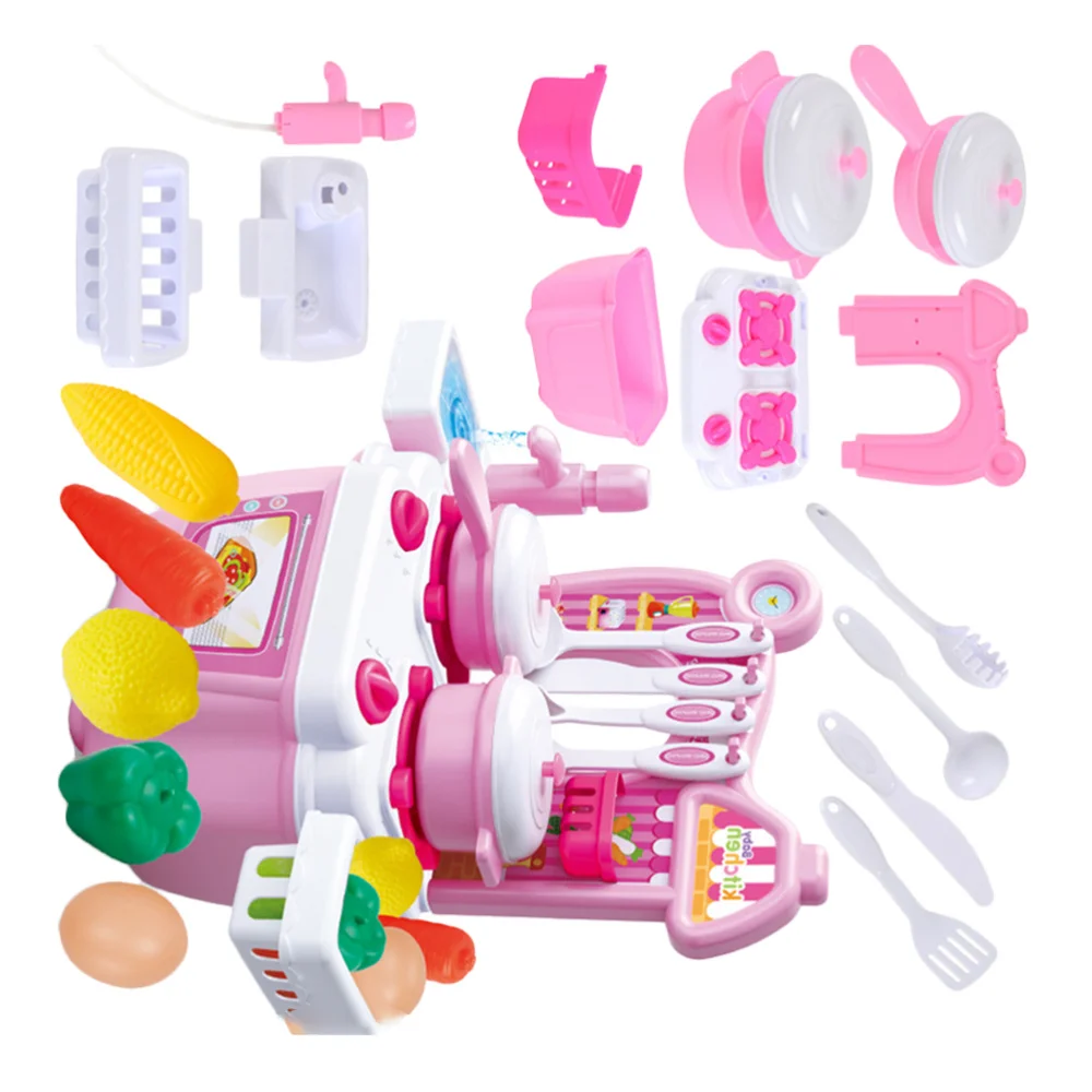 1 Set of 20PCS Mini Kitchen Toy Set Cartoon Playing House Cooking Toy Kit Funny Role Play Dining Table Toy Set Educational Simul
1 Set of 20PCS Mini Kitchen Toy Set Cartoon Playing House Cooking Toy Kit Funny Role Play Dining Table Toy Set Educational Simul