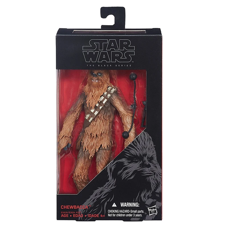 Original Hasbro Star Wars Chewbacca Finn Ray Bb-8 The Black Series Collection Anime Action Figures Model Gift Adult Toys for Boy
Original Hasbro Star Wars Chewbacca Finn Ray Bb-8 The Black Series Collection Anime Action Figures Model Gift Adult Toys for Boy