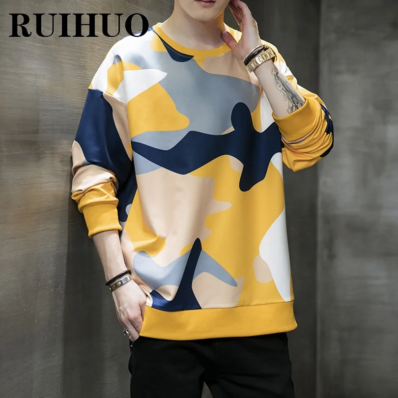 RUIHUO Camouflage Casual Sweatshirts Men Clothing Hip Hop Streetwear Men Sweetshirts Camo M-3XL 2021 Autumn New Arrivals
RUIHUO Camouflage Casual Sweatshirts Men Clothing Hip Hop Streetwear Men Sweetshirts Camo M-3XL 2021 Autumn New Arrivals