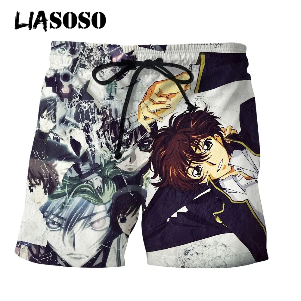 LIASOSO Anime Shorts Code Geass Comics Fashion Baggy Shorts Beach Boardshorts Streetwear Men Women 3D Print Boxer Casual Trunks
LIASOSO Anime Shorts Code Geass Comics Fashion Baggy Shorts Beach Boardshorts Streetwear Men Women 3D Print Boxer Casual Trunks