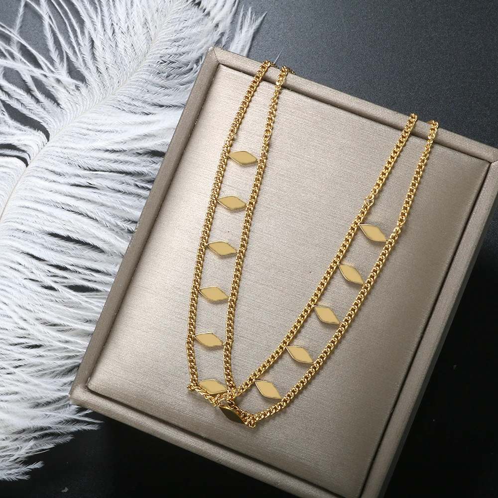 ZMFashion Punk Ultra-short Clavicle Necklace For Women Men Stainless Steel Heavy Industry Sequin Pop Layered Chains Jewelry
ZMFashion Punk Ultra-short Clavicle Necklace For Women Men Stainless Steel Heavy Industry Sequin Pop Layered Chains Jewelry