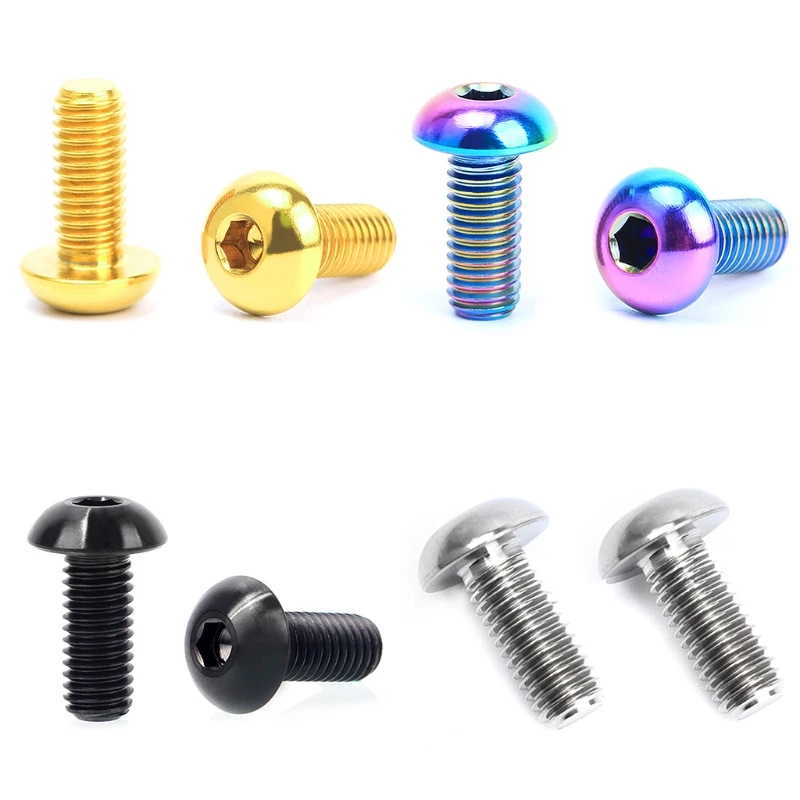 2021 New Durable 2pcs / box Road Mountain Titanium Alloy Bicycle M5x12 for MTB Road Bicycle Cycling Water Bottle Holder Screws
2021 New Durable 2pcs / box Road Mountain Titanium Alloy Bicycle M5x12 for MTB Road Bicycle Cycling Water Bottle Holder Screws