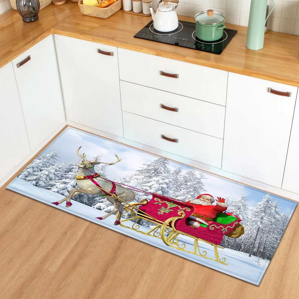 Christmas Kitchen Carpet Children's Bedroom Bedside Floor Decor Long Rug Entrance Doormat Home Hallway Bath Balcony Non-Slip Mat
Christmas Kitchen Carpet Children's Bedroom Bedside Floor Decor Long Rug Entrance Doormat Home Hallway Bath Balcony Non-Slip Mat