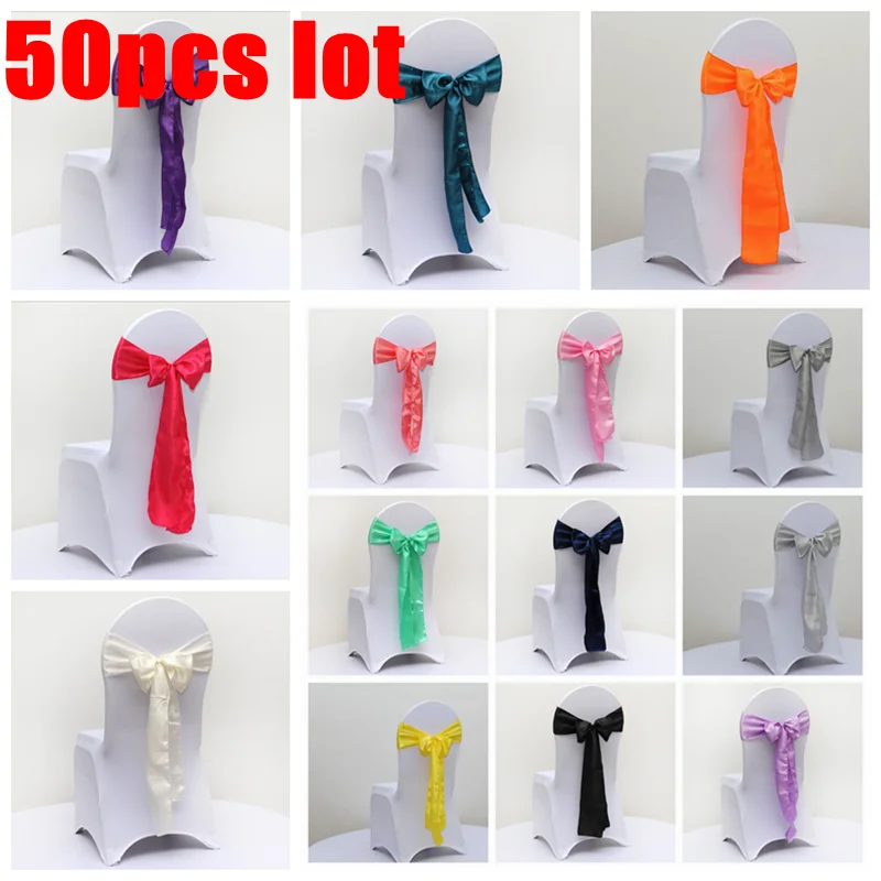 6 x 108inch Satin Chair Sash Bow Ties For Banquet Wedding Party Chair Cover Craft Decoration 15 x 275cm Satin Fabric
6 x 108inch Satin Chair Sash Bow Ties For Banquet Wedding Party Chair Cover Craft Decoration 15 x 275cm Satin Fabric