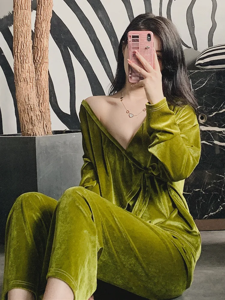 Spring and autumn pajamas women kimono long-sleeved gold velvet Japanese princess style sweet home service suit plus size pajama
Spring and autumn pajamas women kimono long-sleeved gold velvet Japanese princess style sweet home service suit plus size pajama