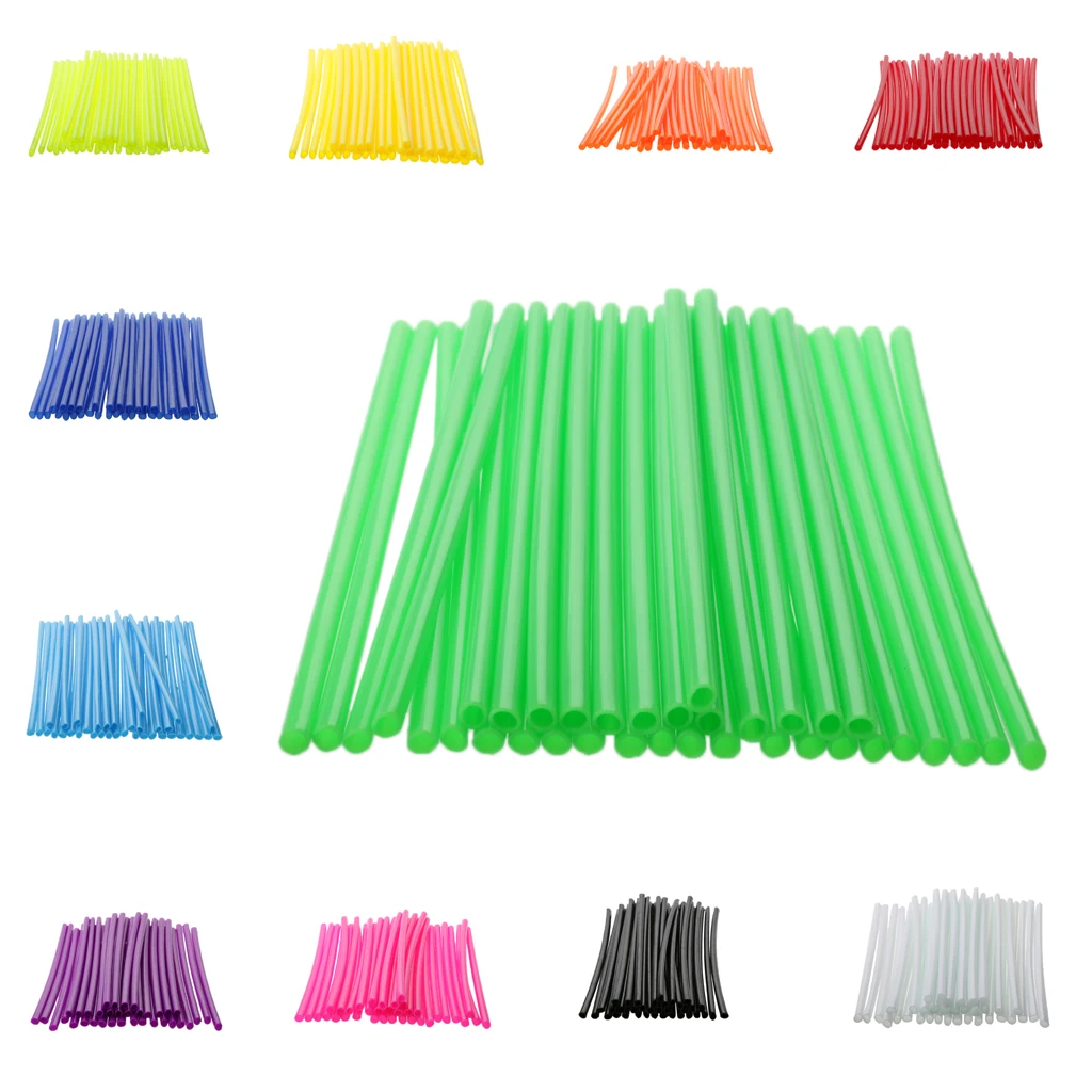 36pcs Universal Motorcycle Bike Motocross Dirt Wheel Rim Spoke Skins Cover Protection For 3.5~6.5mm Spoke Wraps Bikes17cm
36pcs Universal Motorcycle Bike Motocross Dirt Wheel Rim Spoke Skins Cover Protection For 3.5~6.5mm Spoke Wraps Bikes17cm
