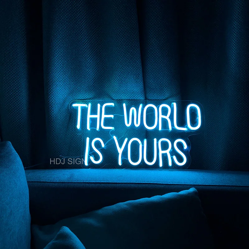 The World Is Yours Custom Neon Letters Decorations Letters Home Room Decor Wedding Party Office Decor Led Neon Signs Gifts
The World Is Yours Custom Neon Letters Decorations Letters Home Room Decor Wedding Party Office Decor Led Neon Signs Gifts
