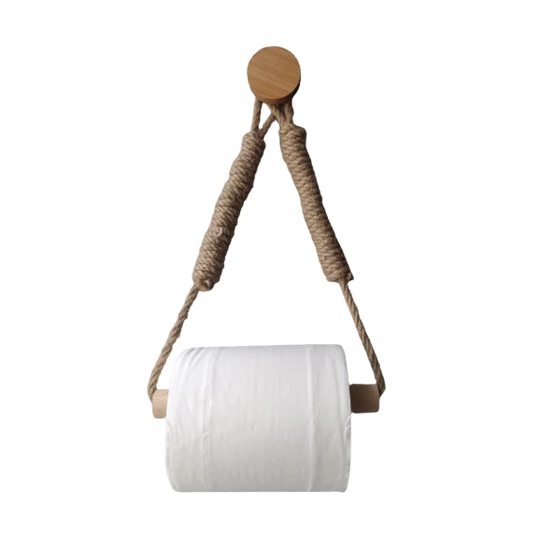 Wall Mounted Retro Woven Toilet Paper Holder Kitchen Towel Holder Anti-rust Anti-corrosion Hemp Rope Roll Paper Towel Stand Rack
Wall Mounted Retro Woven Toilet Paper Holder Kitchen Towel Holder Anti-rust Anti-corrosion Hemp Rope Roll Paper Towel Stand Rack