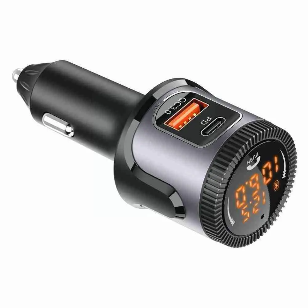 Bluetooth 5.0 Car MP3 Player FM Transmitter Dual USB Adapter Player Radio Music Free FM Fast MP3 Charging Hands Call K2Q1
Bluetooth 5.0 Car MP3 Player FM Transmitter Dual USB Adapter Player Radio Music Free FM Fast MP3 Charging Hands Call K2Q1