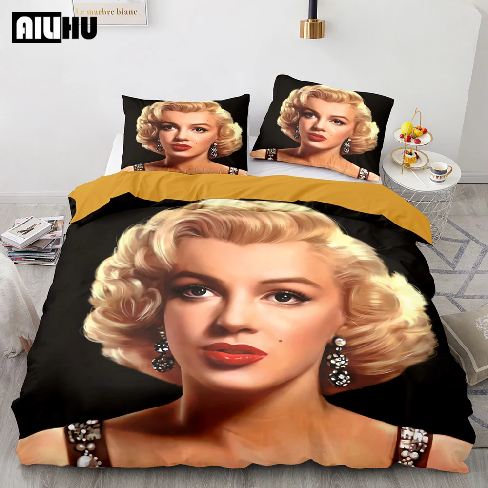 Комплект постельного белья Marilyn Monroe, размеры Queen/King, пододеяльник, односпальное и двуспальное постельное белье
Комплект постельного белья Marilyn Monroe, размеры Queen/King, пододеяльник, односпальное и двуспальное постельное белье