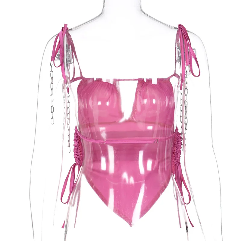 2021 Summer Drawstring Ruched Halter Satin Crop Tops Women Sexy Hollow Out Backless Cropped Feminino Camis Top Streetwear Gift
2021 Summer Drawstring Ruched Halter Satin Crop Tops Women Sexy Hollow Out Backless Cropped Feminino Camis Top Streetwear Gift