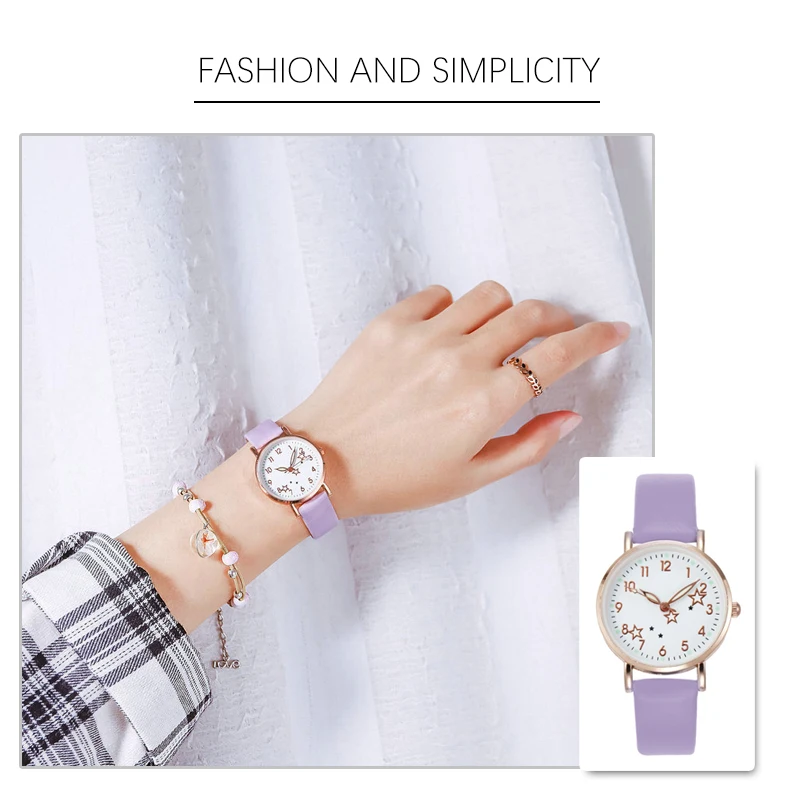2021 новые часы женские простые классические модные маленький циферблат для