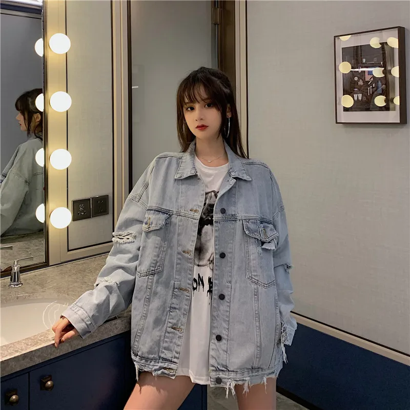 Spring And Autumn Neutral Street Style Denim Jacket Retro Slimming Lapel Long-Sleeved Short Jacket Denim Jacket джинсовая куртка
Spring And Autumn Neutral Street Style Denim Jacket Retro Slimming Lapel Long-Sleeved Short Jacket Denim Jacket джинсовая куртка