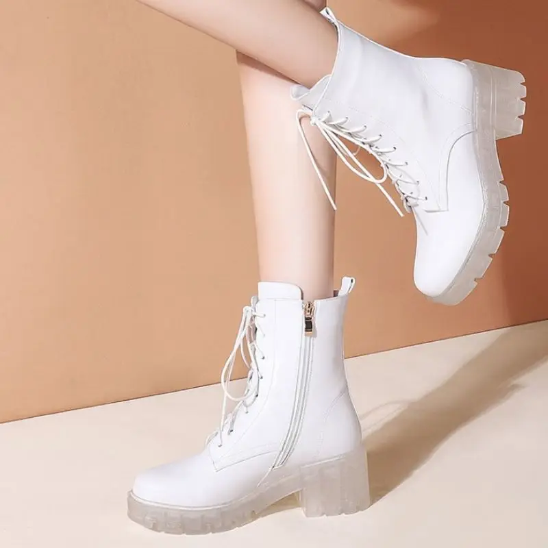 RIZABINA Women Ankle Boots Genuine Leather Thick Bottom Zipper Woman Shoes Winter Autumn Woman Shoes Footwear Size 34-40
RIZABINA Women Ankle Boots Genuine Leather Thick Bottom Zipper Woman Shoes Winter Autumn Woman Shoes Footwear Size 34-40