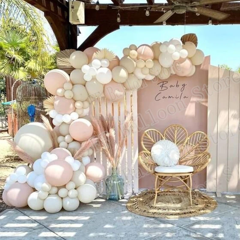 101PCS Cream Peach Balloons Arch Kit Wedding Party Decoration Baby Shower DIY Decor Maca Pink Shop Sign Balloon Garland
101PCS Cream Peach Balloons Arch Kit Wedding Party Decoration Baby Shower DIY Decor Maca Pink Shop Sign Balloon Garland