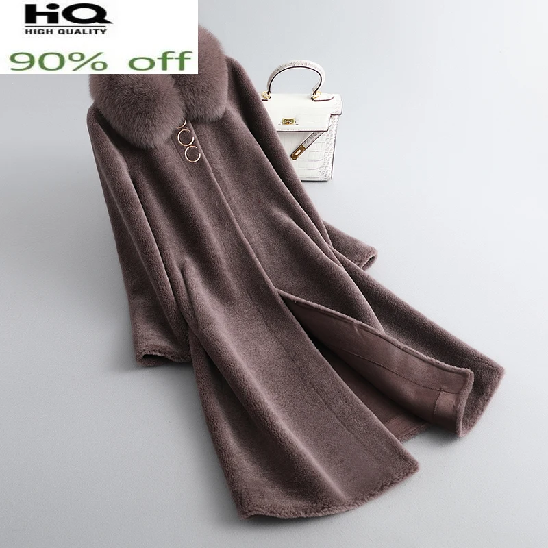 2022 Women's Fur Coat 100% Wool Woman Jacket Warm Winter Clothes Women Fox Fur Collar Plus Size 6xl Manteau Femme Hiver Pph2920
2022 Women's Fur Coat 100% Wool Woman Jacket Warm Winter Clothes Women Fox Fur Collar Plus Size 6xl Manteau Femme Hiver Pph2920