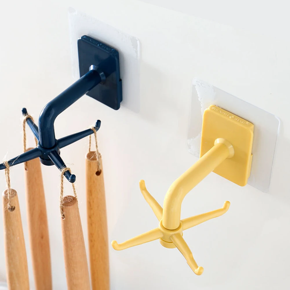 Kitchen Hook Rotating Folding Hook Self Adhesive Cutlery Hanging Kitchenware Holder Claw Shape Sticky Hanger 360 Degrees Rotable
Kitchen Hook Rotating Folding Hook Self Adhesive Cutlery Hanging Kitchenware Holder Claw Shape Sticky Hanger 360 Degrees Rotable