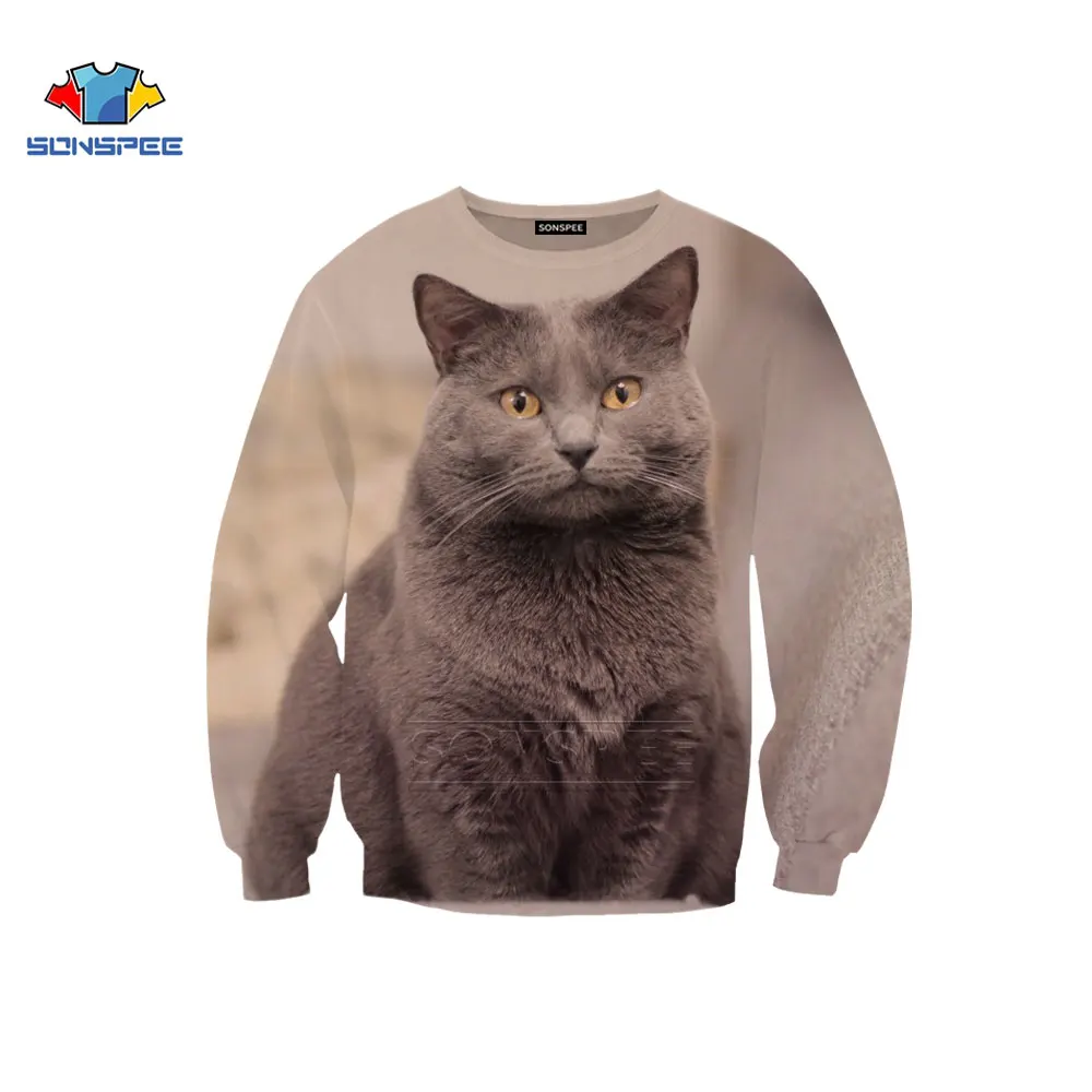 SONSPEE British Shorthair Cat Animal Men's Print Women Personality Fashion Unique Beautiful Baseball White Unisex Sweatshirt
SONSPEE British Shorthair Cat Animal Men's Print Women Personality Fashion Unique Beautiful Baseball White Unisex Sweatshirt