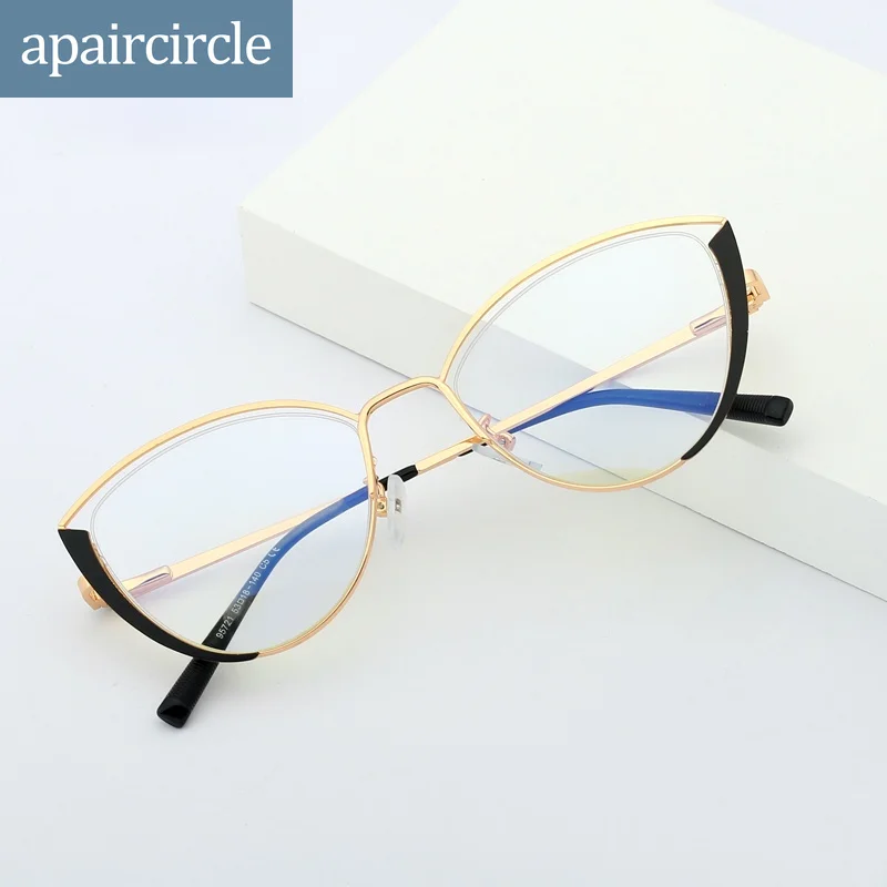 APAIRCIRCLE Cat Eye Women Glasses Frame Anti Blue Light Blocking Lens Prescription Fashion Ladies Eyeglasses
APAIRCIRCLE Cat Eye Women Glasses Frame Anti Blue Light Blocking Lens Prescription Fashion Ladies Eyeglasses