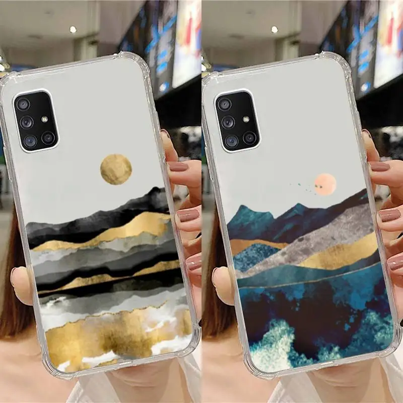 Mountain Marble Moon Phone Case Transparent For Samsung Note A 7 8 9 10 20 50 51 71 90 20 11 81 e LITE Ultra PRO
Mountain Marble Moon Phone Case Transparent For Samsung Note A 7 8 9 10 20 50 51 71 90 20 11 81 e LITE Ultra PRO