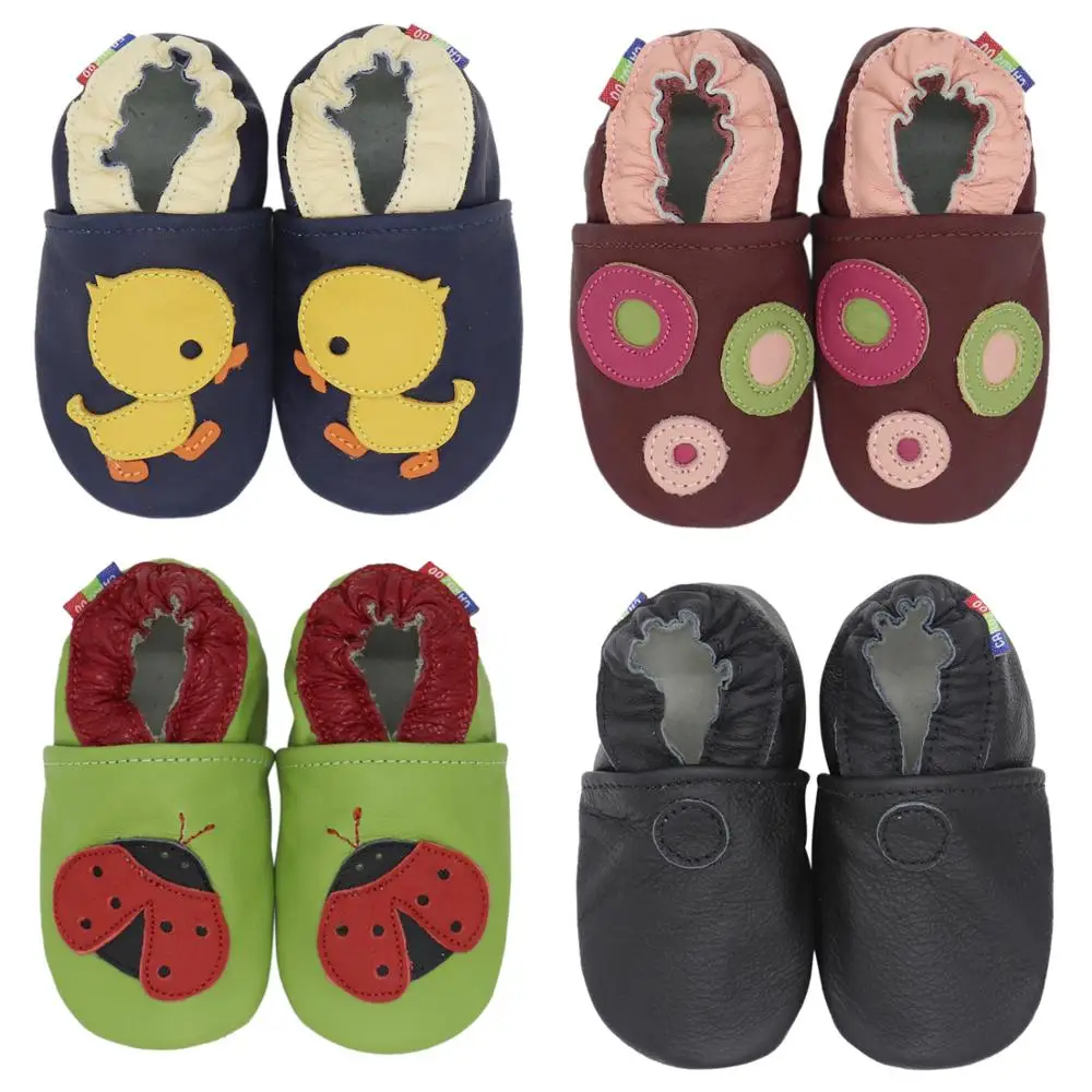 

Soft Leather Shoes Baby Boy Girl Infant Shoe Slippers 0-6 months to 7-8 years Style First Walkers Leather Skid-Proof Kids Shoes