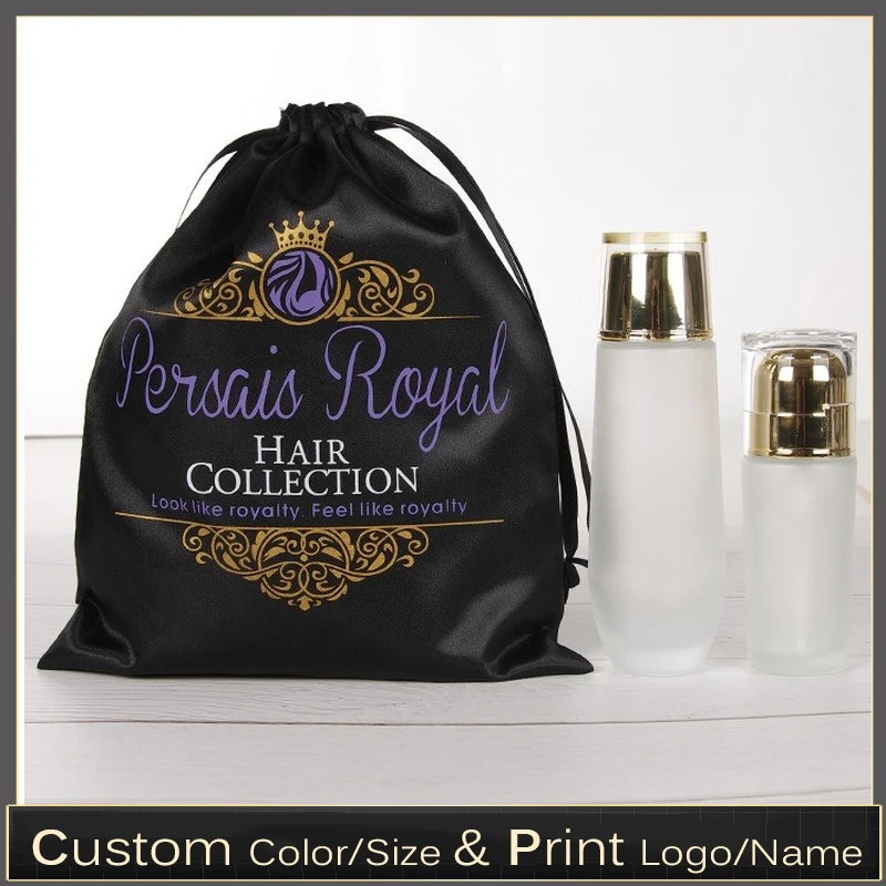 Custom Logo Satin Drawstring Bag Beauty equipment Beauty Products Cosmetic Extenssions Drawstring Bag black 50pcs/lot
Custom Logo Satin Drawstring Bag Beauty equipment Beauty Products Cosmetic Extenssions Drawstring Bag black 50pcs/lot