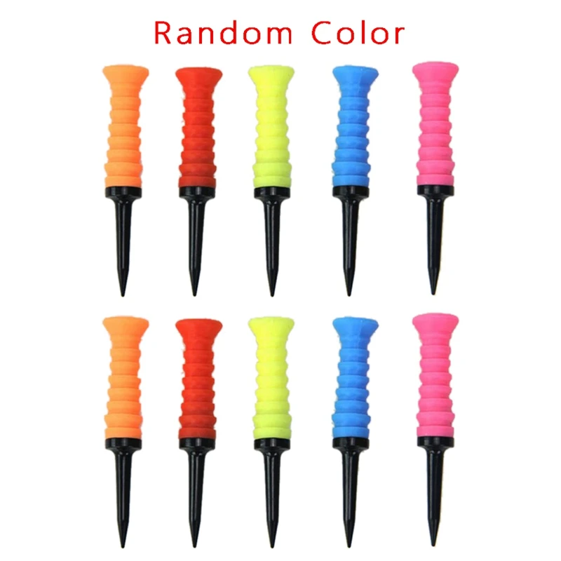 10PC Golf Ball TEE Bouncy Elastic Ball Rack Practical Compact and Light Training Accessories Color Random
10PC Golf Ball TEE Bouncy Elastic Ball Rack Practical Compact and Light Training Accessories Color Random