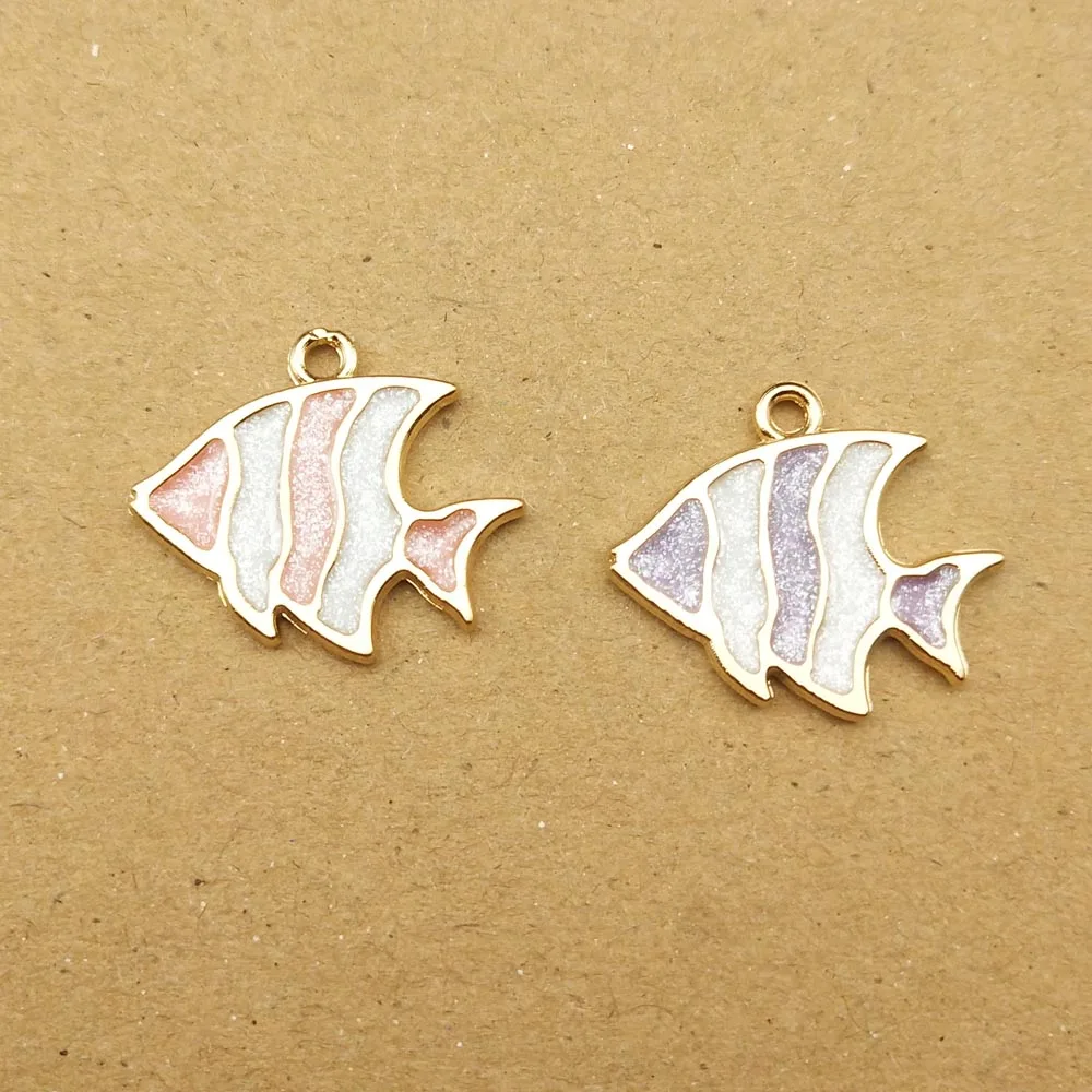 10pcs 18x21mm enamel fish charm for jewelry making cute earring pendant bracelet necklace charms diy design charms
10pcs 18x21mm enamel fish charm for jewelry making cute earring pendant bracelet necklace charms diy design charms