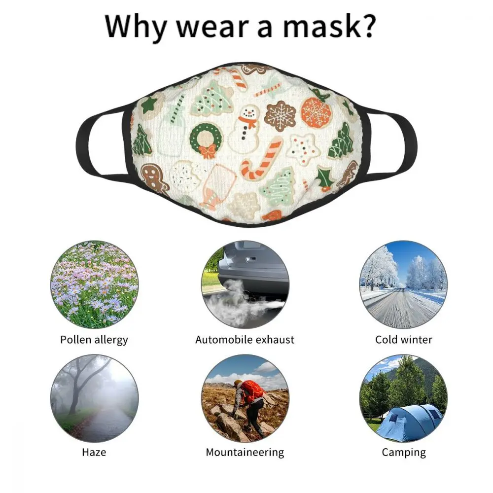 Christmas Cookies Reusable Face Mask Merry Christmas Xmas Anti Haze Mask Protection Mask Respirator Mouth Muffle
Christmas Cookies Reusable Face Mask Merry Christmas Xmas Anti Haze Mask Protection Mask Respirator Mouth Muffle