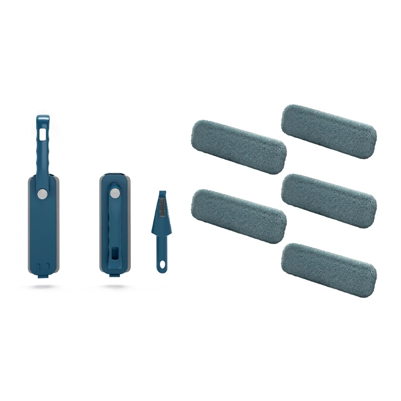 Foldable Microfiber Duster Cloth Replaceable Washable Tile Floor Table Cleaning Brush with Rotating Handle Kitchen Tools
Foldable Microfiber Duster Cloth Replaceable Washable Tile Floor Table Cleaning Brush with Rotating Handle Kitchen Tools