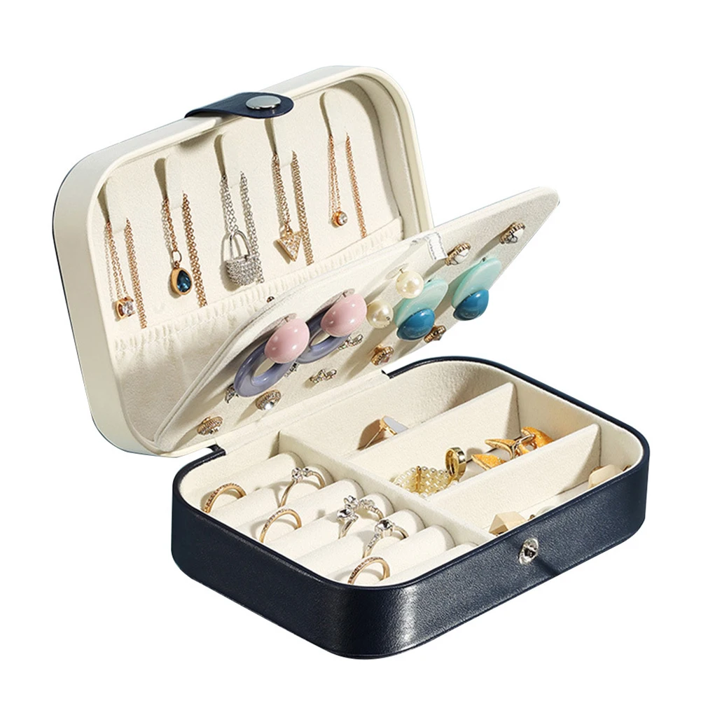 New Arrival 3Layers Leather Jewelry Box Ear Stud Earrings Ornament Storage Box Multi-Function Large Jewelry Packaging Display
New Arrival 3Layers Leather Jewelry Box Ear Stud Earrings Ornament Storage Box Multi-Function Large Jewelry Packaging Display