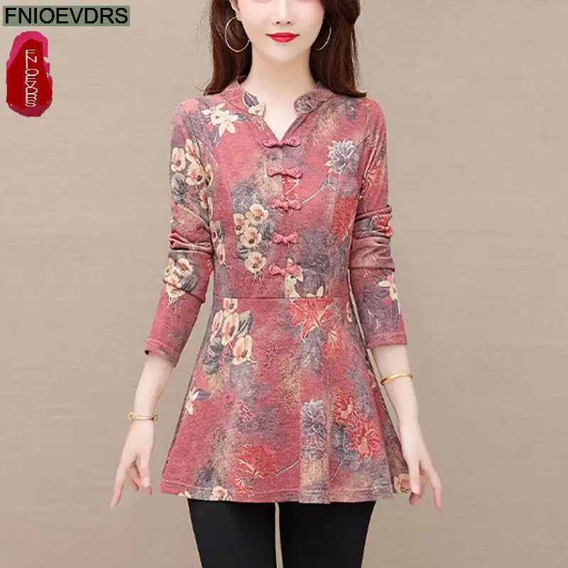 L-5XL 2021 Fall Autumn Women Elegant Office Lady Vintage Loose Peplum Tops Flower Floral Printing Long Tunic Basic Shirts Blouse
L-5XL 2021 Fall Autumn Women Elegant Office Lady Vintage Loose Peplum Tops Flower Floral Printing Long Tunic Basic Shirts Blouse
