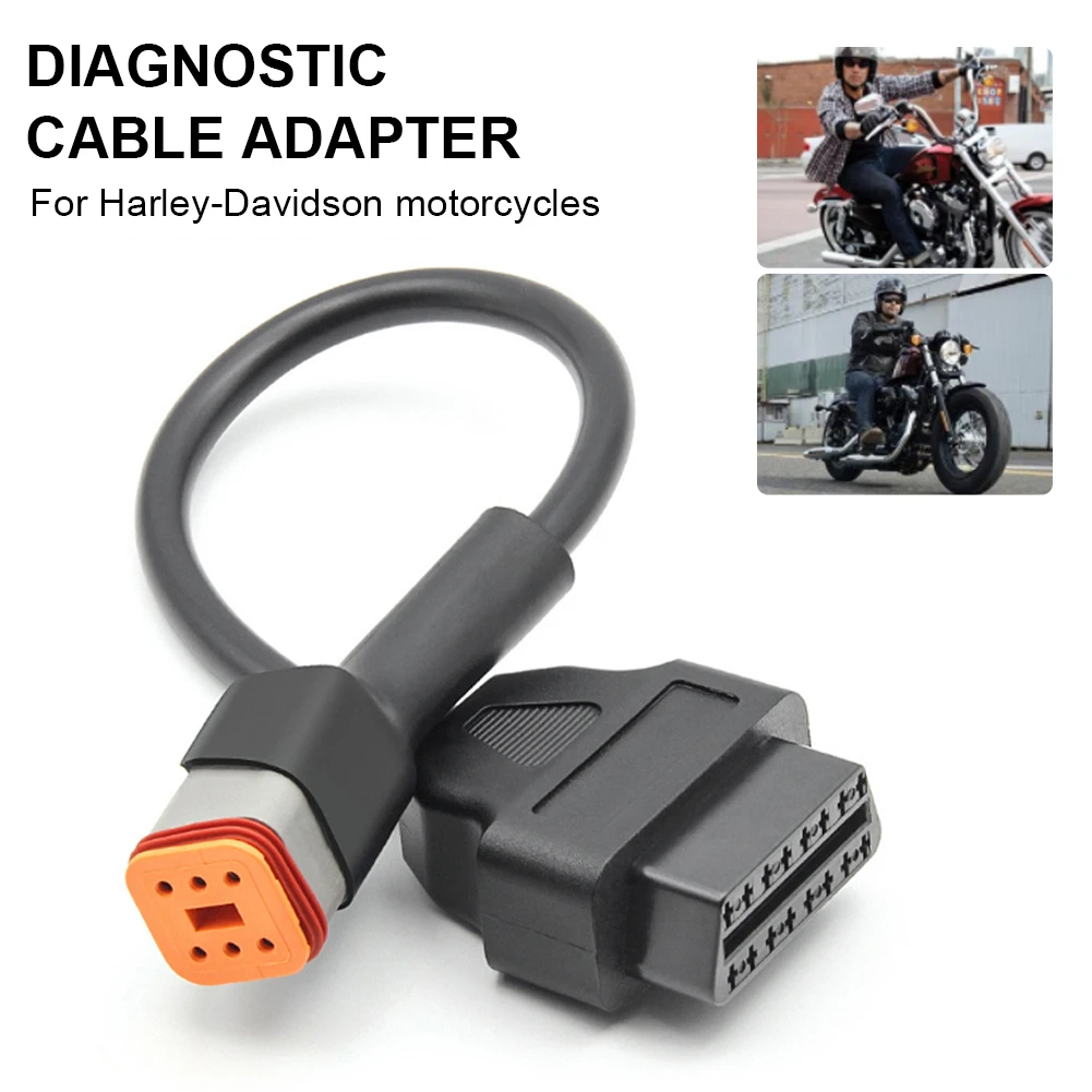Кабель-адаптер OBD для мотоцикла Harley 6pin к OBD2, диагностический сканер, адаптер, ELM327 OBD сканер, аксессуары для мотоциклов
Кабель-адаптер OBD для мотоцикла Harley 6pin к OBD2, диагностический сканер, адаптер, ELM327 OBD сканер, аксессуары для мотоциклов