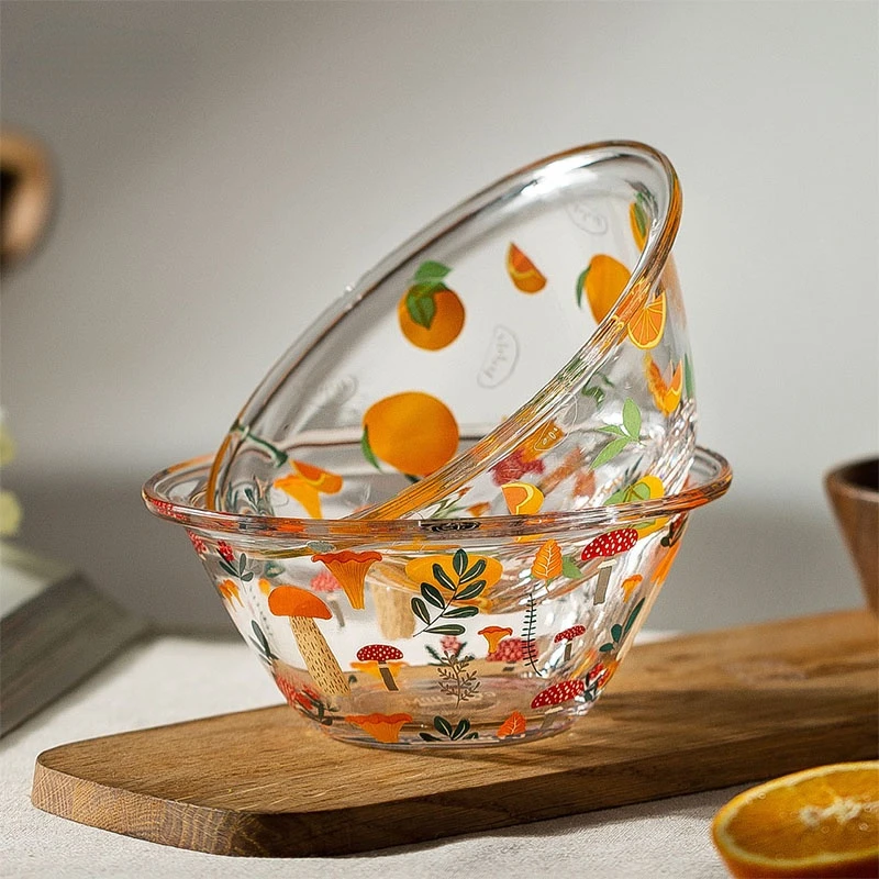 320/600ml Tableware Flower Glass Bowl Transparent Kitchen Bowl For Salad Cereal Soup Microwave Oven Restaurant Noodle Bowls
320/600ml Tableware Flower Glass Bowl Transparent Kitchen Bowl For Salad Cereal Soup Microwave Oven Restaurant Noodle Bowls