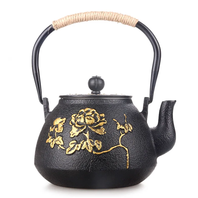 Cast iron without coating magnificent double iron drawing tea pot boiling water kettle teapot Japanese Kungfu teaware set 1.2L
Cast iron without coating magnificent double iron drawing tea pot boiling water kettle teapot Japanese Kungfu teaware set 1.2L
