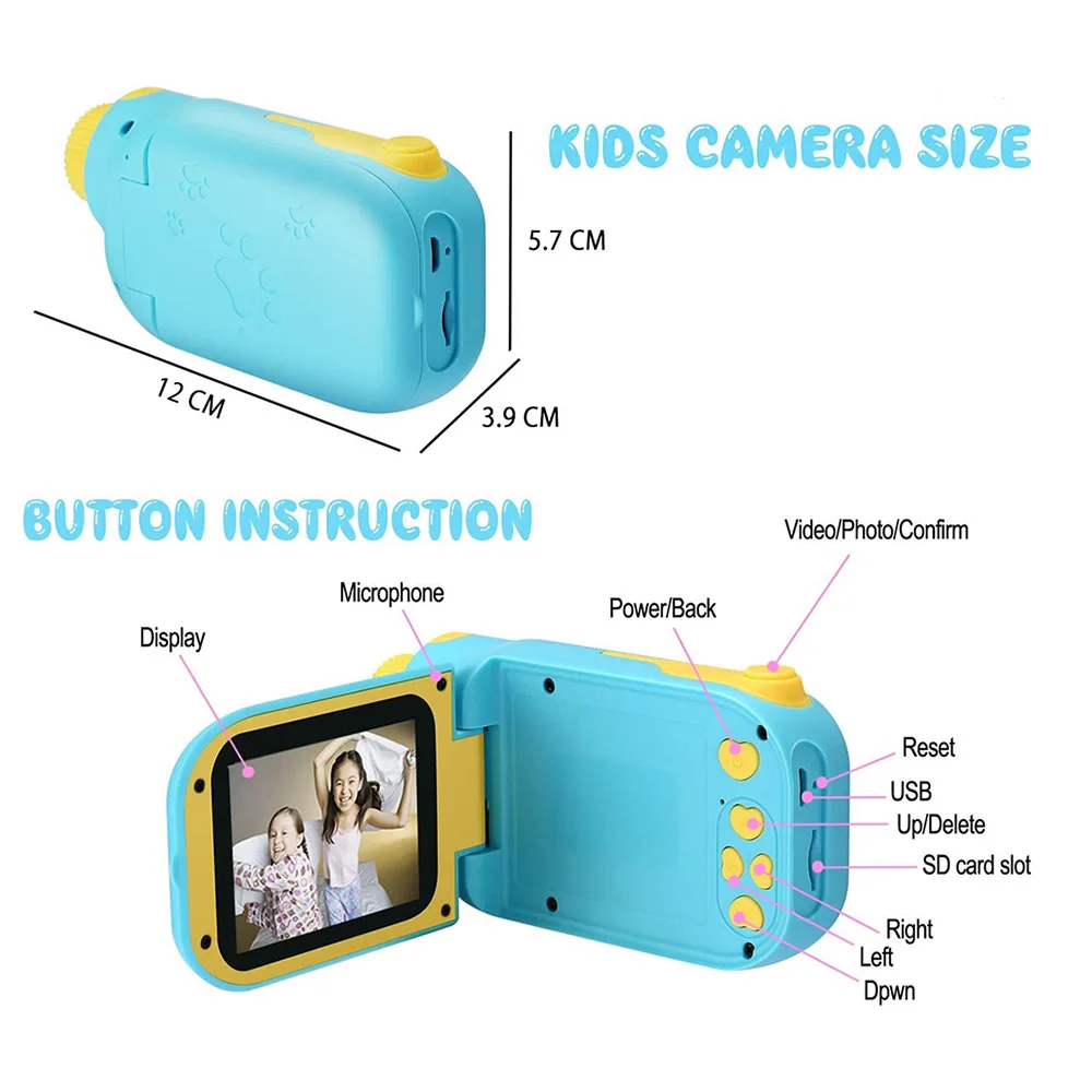 Children Educational Toys Kids Camera Digital Camera Rechargeable Toy Camera 2.2 Inch LCD Screen Video Recorder Kids Gift
Children Educational Toys Kids Camera Digital Camera Rechargeable Toy Camera 2.2 Inch LCD Screen Video Recorder Kids Gift