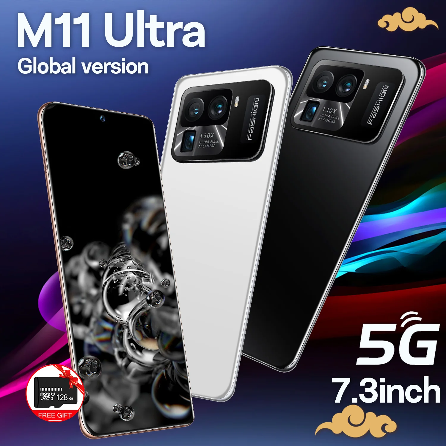 Original M11 Ultra 7.3Inch Smartphone 6800mAh Unlock Global Version 4G 5G Android 10.0 48MP+64MP 16GB+512GB Celulares Smartphone
Original M11 Ultra 7.3Inch Smartphone 6800mAh Unlock Global Version 4G 5G Android 10.0 48MP+64MP 16GB+512GB Celulares Smartphone