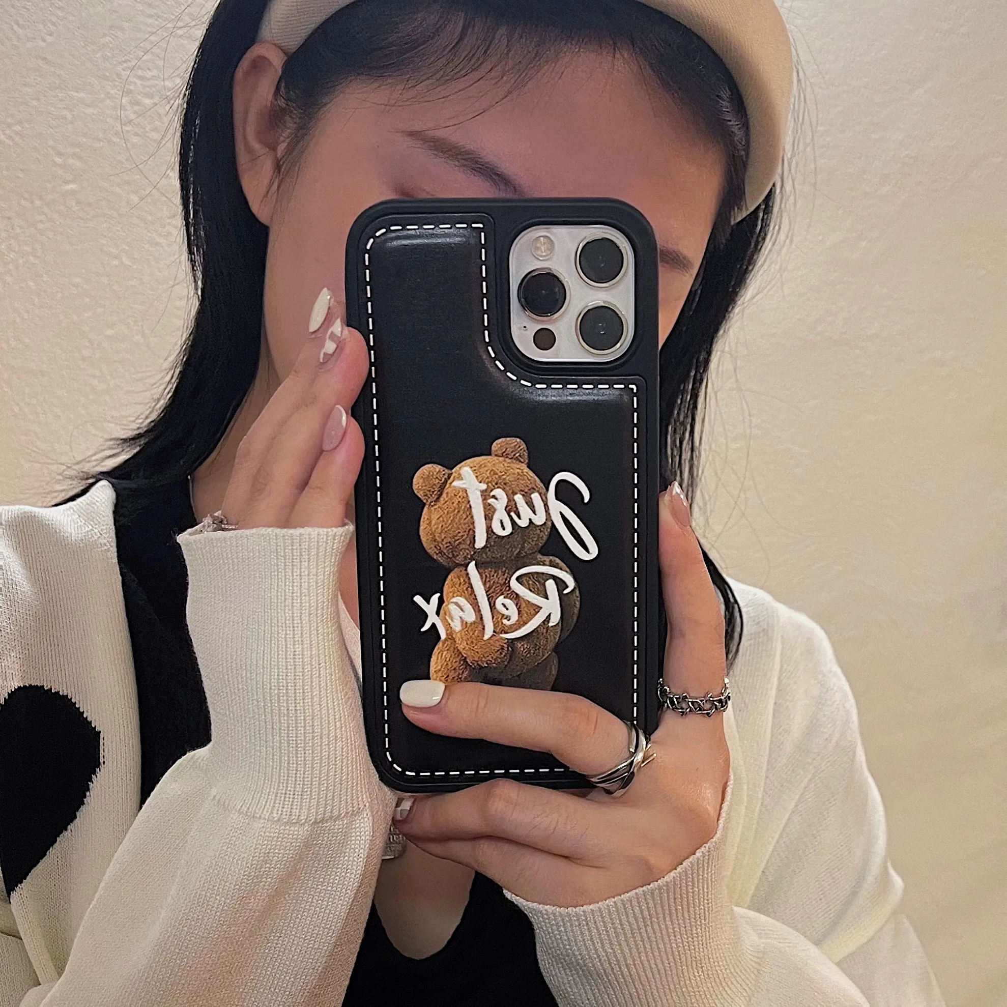 Leather phone case Cloth Rilakkuma Phone Case For iPhone 13 12 11 Pro Max XS Max XR X 8 8 Plus
Leather phone case Cloth Rilakkuma Phone Case For iPhone 13 12 11 Pro Max XS Max XR X 8 8 Plus