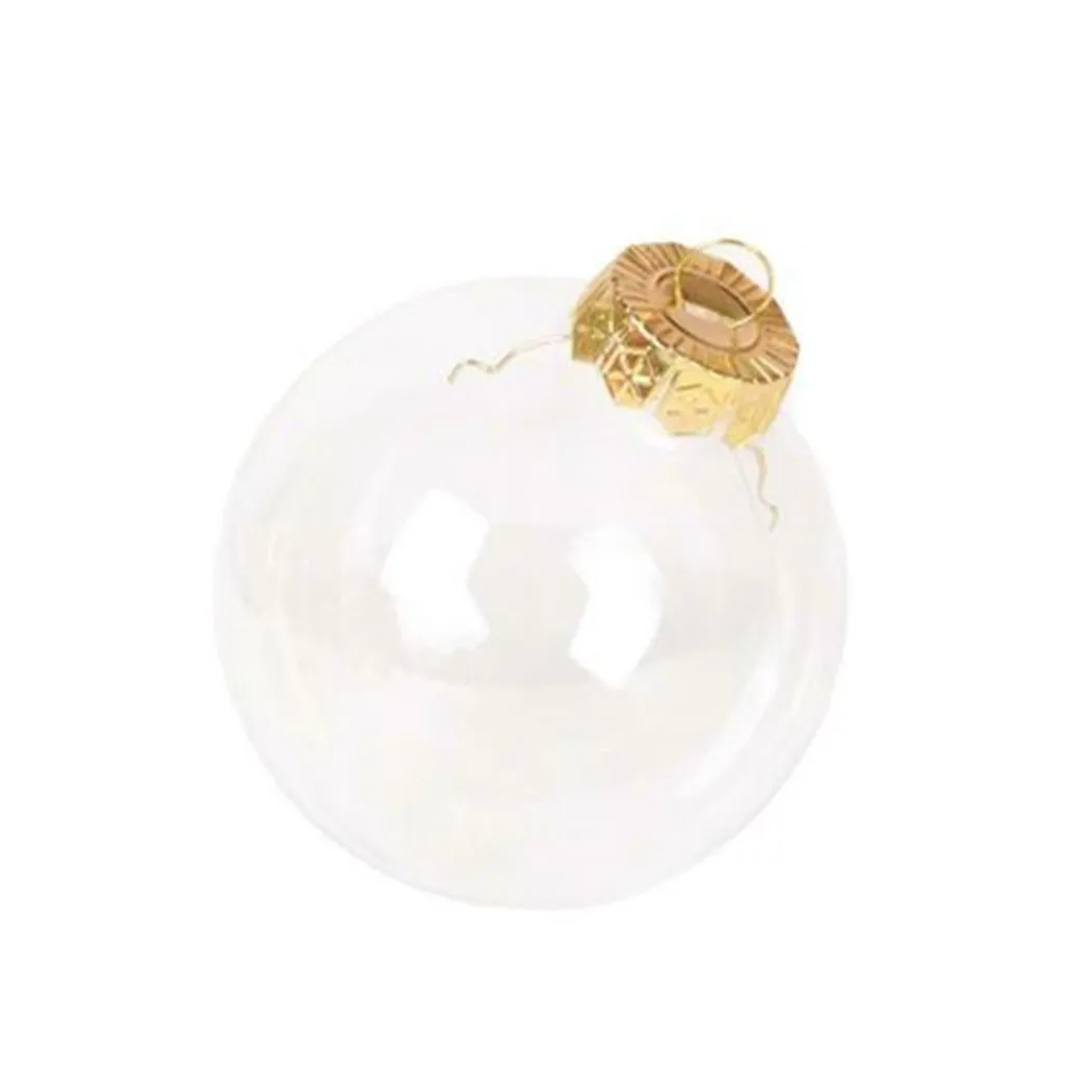 12Pcs Clear Fillable Plastic Ball Home Decoration Christmas Tree Ornaments Xmas Pendant Hanging Wedding Party Garden DIY Decor
12Pcs Clear Fillable Plastic Ball Home Decoration Christmas Tree Ornaments Xmas Pendant Hanging Wedding Party Garden DIY Decor